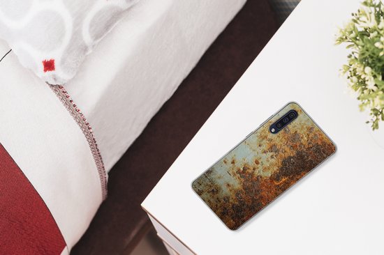 Coque Samsung Galaxy A30s - Tôle Acier - Ancien - Rouille - Siliconen Phone case