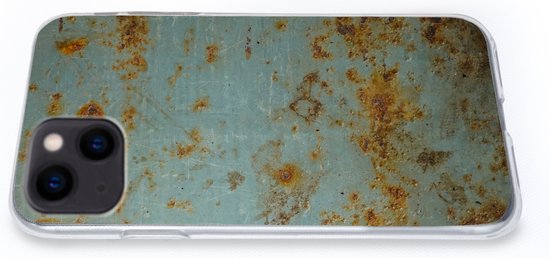 Coque iPhone 13 mini - Fer - Rouille - Patiné - Coque de téléphone en Siliconen