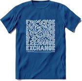 Exchange - Crypto T-Shirt Kleding Cadeau | Dames / Heren / Unisex | Bitcoin / Ethereum shirt | Grappig Verjaardag kado | Tshirt Met Print | - Donker Blauw - S