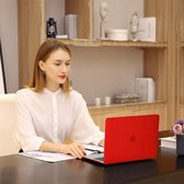 Xssive Macbook case - Macbook hoesje - Macbook NEW AIR 13.3 A1466/ A1369 - Rood