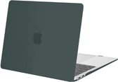 Macbook case - Macbook hoesje - Macbook NEW AIR 13.3 A1932/A2179/A2337 - Groen