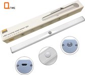 Slimme Nachtlamp 21CM | 3 KLEUREN WIT MULTI INSTELBAAR | USB oplaadbaar | Kastlamp | 120 Graden draaibaar | Schakelbaar naar 3 KLEUREN Warm Wit / Wit / Natuurlijk Wit.