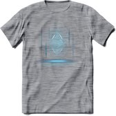 Ethereum Holo - Crypto T-Shirt Kleding Cadeau | Dames / Heren / Unisex | Bitcoin / Ethereum shirt | Grappig Verjaardag kado | BTC Tshirt Met Print | - Donker Grijs - Gemaleerd - M