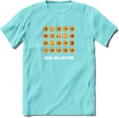Bitcoins - Crypto T-Shirt Kleding Cadeau | Dames / Heren / Unisex | Bitcoin / Ethereum shirt | Grappig Verjaardag kado | BTC Tshirt Met Print | - Licht Blauw - M