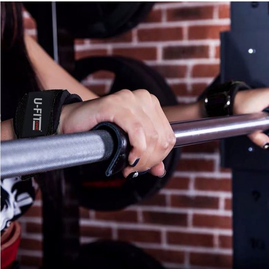 U Fit One Lifting straps - Fitness Straps - Wrist support - Bodybuilding - Crossfit - Fitness Handschoenen - ufitone