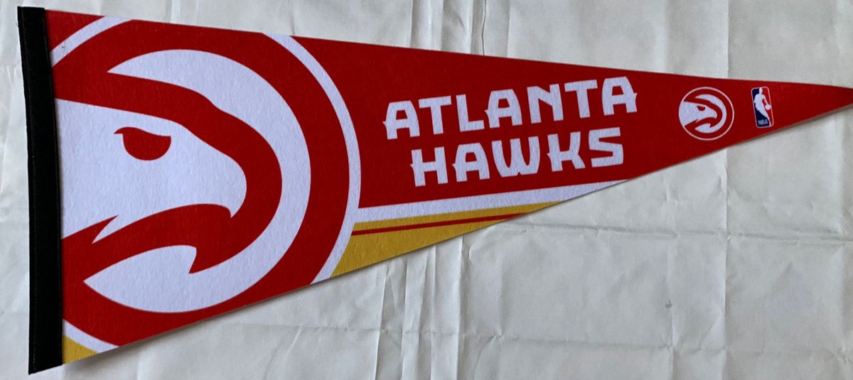USArticlesEU - Atlanta Hawks - NBA - Vaantje - Basketball - Sportvaantje - Pennant - Wimpel - Vlag - 31 x 72 cm