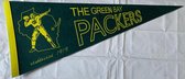 USArticlesEU - Green Bay Packers - Vintage logo - NFL - Vaantje - American Football - Sportvaantje - Pennant - Wimpel - Vlag - 31 x 72 cm