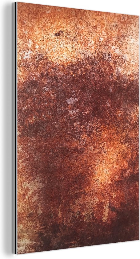 Décoration murale Métal - Peinture Aluminium - Plaque - Rouille - Métal - 100x150 cm - Dibond