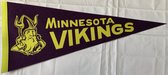 USArticlesEU - Minnesota Vikings - Viking vintage logo - NFL - Vaantje - American Football - Sportvaantje - Pennant - Wimpel - Vlag - 31 x 72 cm