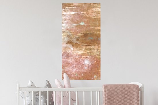 Stickers Stickers muraux - Bronze - Métal - Rouille - 40x80 cm - Feuille adhésive