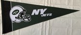 USArticlesEU - New York Jets - NY Jets - NFL - Vaantje - American Football - Sportvaantje - Pennant - Wimpel - Vlag - 31 x 72 cm