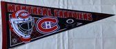 USArticlesEU - Montreal Canadiens - Canada - NHL - Vaantje - Ijshockey - Hockey - Ice Hockey - Sportvaantje - Pennant - Wimpel - Vlag - 31 x 72 cm - Goalie Design Canadiens
