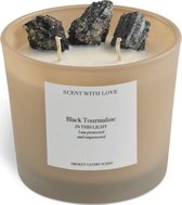 Scent with Love - Black Tourmaline Candle - Geurkaars