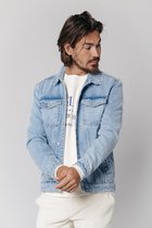 Colourful Rebel Liam Jas Blauw Denim Heren - Katoen - XL