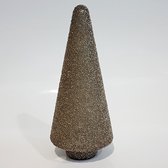 Sapin de Noël - Argent / gris - 11 x 11 x 26 cm de haut.