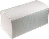 DispoDeals - handdoeken - 23x25cm - z-vouw - (2-laags) - wit - (15x214 stuks)