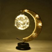 Maanlamp Led - Nachtlampje Maan Handgemaakt - Moonlamp Woondecoratie Lamp