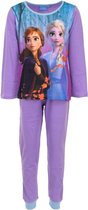 Kinderpyjama - Frozen - Anna en Elsa - Lila - Maat 6 jaar (116 cm)