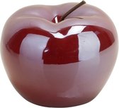 APPEL CHERRY LUSTRE ROOD 9X9XH7CM PORSELEIN