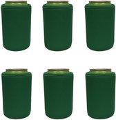 De Originele STUBBIES Blikjes Koelhoud hoesjes - 6 stuks - Heineken groen - Neopreen