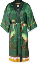 Pip Studio kimono birds in love green-XL