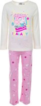 Kinderpyjama - Peppa Pig - Ecru/Roze - Maat 6 jaar (116 cm)