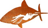Ferdec - Haai - silhouet van cortenstaal - dierenbeeld – nr1