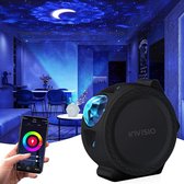 Invisio® Galaxy Projector - Sterren Projector - Sterrenhemel Projector - Star Projector - Zwart