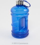 Waterfles | XXL Bidon (2.2L) | Drinkfles | Bidon | Fitness | Waterfles 2.2 Liter - Blauw