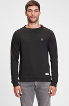 BLACK AND GOLD SWEATER black M