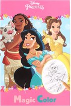 tover krasblok disney princess 22 blad - magic color de nieuwe