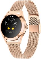 GALESTO Smartwatch Elegance 2 - Smartwatch Dames - Heren Smartwatch - Activity Tracker - Fitness Tracker - Met Touchscreen - Stalen band - Horloge - Stappenteller - Bloeddrukmeter