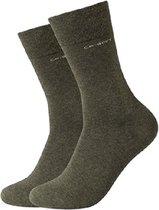 Camano Ca-soft sokken unisex 2 PACK 43-46 Antracite mel. Naadloos en zonder knellende elastiek