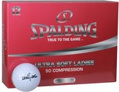 Spalding Ultra Soft Golfbal - Set van 12 Golfballen - Wit