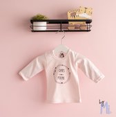 ByMi|Shirtje Opa's poepie "Roze" lange mouwen maat 56 | cadeau oma | aankondiging | kinderen | babykleding | fashion | kids | kraamcadeautje | Gepersonaliseerd