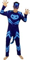 FUNIDELIA Catboy kostuum - PJ Masks voor mannen - Maat: L - Blauw