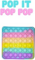Pop IT Rainbow Pakket - Popit set - Fidget Toy - 2 in 1 | cirkel & vierkant vorm