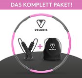 Veluris - Hoelahoep - B-keuze - 1 kg - Met gratis Springtouw! - Verstelbaar - Ø 95cm