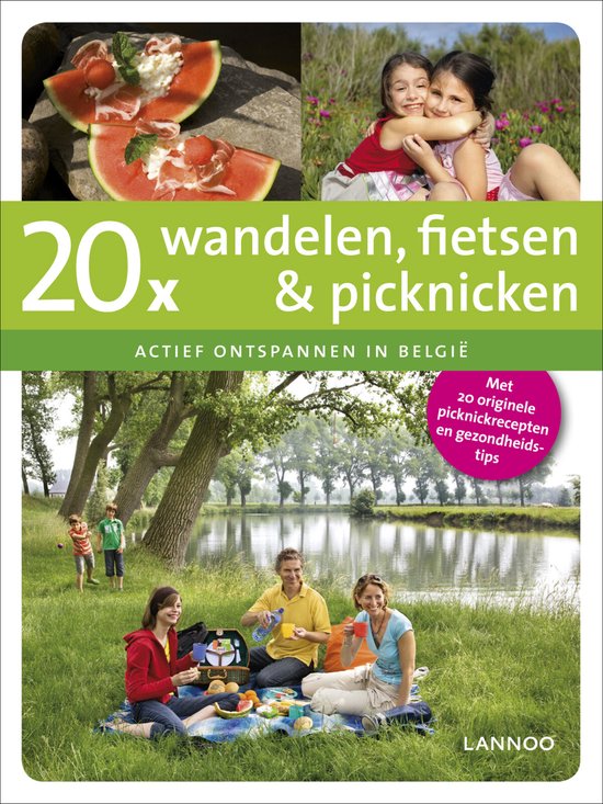 Cover van het boek '20 X wandelen, fietsen en picknicken' van  Nvt