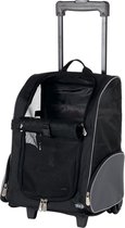 Trixie Reismand Trolley Zwart / Grijs Assorti - 36X27X50 CM