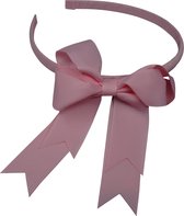 Jessidress® Haarband Haar Diadeem met haarstrikje - Roze
