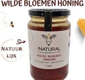 Natuurlijke Honing 450gr - Wilde Bloemen Honing - Wild Flowers - Honingpot - Zonder toevoegingen!