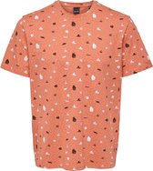 ONLY & SONS ONSLEVI REG DITSY AOP SS TEE CS  Heren T-shirt - Maat S