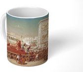 Mok - Isreal in Egypt - schilderij van Edward Poynter - 350 ML - Beker - Uitdeelcadeautjes
