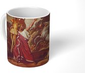 Mok - Romulus draagt de rijke buit in de tempel van Zeus - Schilderij van Jean Auguste Dominique Ingres - 350 ML - Beker - Uitdeelcadeautjes