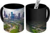 Magische Mok - Foto op Warmte Mok - Skyline van Houston - 350 ML - Uitdeelcadeautjes