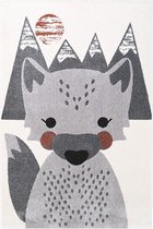 Nattiot - Mr Fox Medium - Vloerkleed Voor Kinderkamer - 120 x 170cm