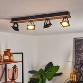 Belanian.nl - Moderne Led  Plafondlamp,plafondlamp LED zwart, donker hout, 4-lichtbronnen,Vintage Led Plafondlamp, 5 watt Led Plafondlamp, eetkamer, keuken Led Plafondlamp,slaapkam