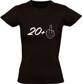 21 jaar Dames t-shirt | verjaardag | feest | cadeau | Zwart
