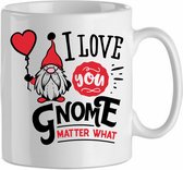 Mok 'Just a girl who loves her gnome' | Gnome| Valentijn | Valentine | Kadootje voor hem| Kadootje voor haar | Liefde